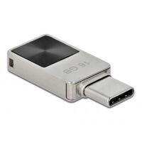 DELOCK Mini USB 3.2 Gen 1 USB-C Speicherstick 16GB Metallge.