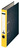 Ordner Standard, mit Farbrücken, mit Schlitzen, A4, schmal, gelb