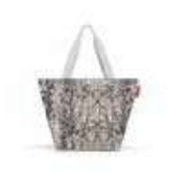 Reisenthel shopper M Schwarz, Weiß Stoffbeutel