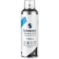 Schneider Schreibgeräte Paint-It 030 Supreme DIY acrielverf 200 ml Zwart Spuitbus