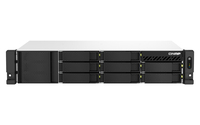 QNAP TS-864EU-8G tárolószerver NAS Rack (2U) Ethernet/LAN csatlakozás Fekete