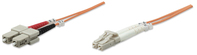 Intellinet 3.0m LC-SC M/M Glasvezel kabel 3 m OM1 Oranje