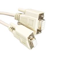 Videk DB9F to DB9F Null Modem Cable 5Mtr