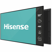 Hisense 50DM66D Signage Display 127 cm (50") Wi-Fi 500 cd/m² 4K Ultra HD Black Built-in processor Android 11