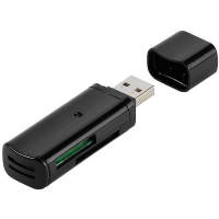Vivanco IT-USBCR Kartenleser USB 2.0 Schwarz