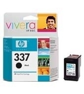 HP 337 Black Inkjet Print Cartridge with Vivera Ink cartuccia d'inchiostro Originale Nero