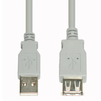 e+p CC 518/1 USB-kabel 1,5 m USB 2.0 USB A Wit