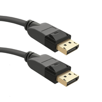Qoltec 50465 DisplayPort-Kabel 1 m Schwarz