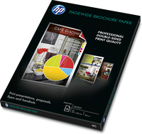 HP PageWide Glossy Brochure Druckerpapier A3 (297x420 mm) Glanz 100 Blätter Weiß