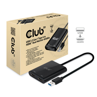 CLUB3D USB A auf HDMI™ 2.0 Dual Monitor 4K 60Hz