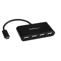 StarTech.com ST4200MINIC hálózati csatlakozó USB 2.0 Type-C 480 Mbit/s Fekete