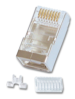 Lindy 62435 kabel-connector RJ-45 8-pin cat.6 Grijs