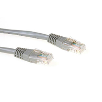 ACT Grijze 3 meter U/UTP CAT5E patchkabel met RJ45 connectoren