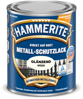 Hammerite Metall-Schutzlack Glänzend Weiss 0,75 l