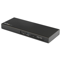 StarTech.com Thunderbolt 3 Dock - Dual Monitor 4K 60Hz TB3 Laptop Docking Station with DisplayPort - PCIe M.2 NVMe SSD Enclosure - 85W Power Delivery - SD 4.0, 10Gbps USB-C, 2 U...