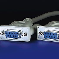 ROLINE AT-Link cable, 3.0m, D9F/F, null modem Signaalkabel 3 m