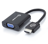 ALOGIC HDVG-AD-ADPG2 cavo e adattatore video 0,15 m HDMI VGA, 3.5mm, micro-USB Nero