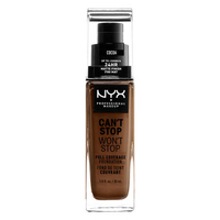 NYX PMU Foundation Cant Stop Wont Stop 24h 30 ml Flasche Creme Cocoa