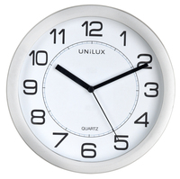 Unilux Attraction Wand Quartz clock Rund Grau