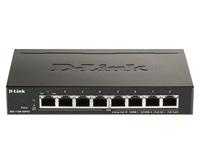 D-Link DGS-1100-08PV2 switch di rete Gestito L2/L3 Gigabit Ethernet (10/100/1000) Supporto Power over Ethernet (PoE) Nero