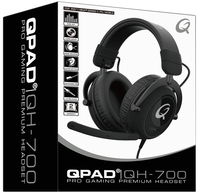 QPAD QH700 hoofdtelefoon/headset Bedraad Hoofdband Gamen Zwart