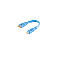 shiverpeaks BS40053 Audio-Kabel 0,2 m RCA 2 x RCA Blau