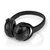 Nedis HPBT4000BK hoofdtelefoon/headset Bedraad en draadloos Hoofdband Muziek/Voor elke dag USB Type-C Bluetooth Zwart