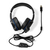 Nedis GHST410BK hoofdtelefoon/headset Bedraad Hoofdband Gamen USB Type-A Zwart