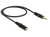DeLOCK 3.5mm M-F, 0.5m Audio-Kabel 0,5 m Schwarz