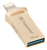Transcend JetDrive Go 500 64GB USB-Stick USB Type-A / Lightning 3.2 Gen 1 (3.1 Gen 1) Gold