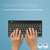 R-Go Tools Ergonomisch toetsenbord R-Go Compact Break, compact toetsenbord met pauzesoftware, AZERTY (FR), Bluetooth, zwart