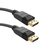 Qoltec 50467 DisplayPort kábel 2 M Fekete