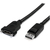 StarTech.com 1m DisplayPort Kabel für Panelmontage - 4K x 2K - DisplayPort 1.2 Verlängerungskabel Stecker auf Buchse - DP Video Extender Kabel mit Buchse(Panelmontage) - DP Moni...
