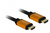DeLOCK 85726 kabel HDMI 0,5 m HDMI Typu A (Standard) Czarny, Złoto