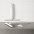 Umbra 1021295-660 Dusch-Abstreifgummis Duschrakel mit Einzelklinge Weiß