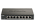 D-Link DGS-1100-08PV2 Gestito L2/L3 Gigabit Ethernet (10/100/1000) Supporto Power over Ethernet (PoE) Nero