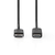 Nedis CCGP37104BK20 adaptador de cable de vídeo 2 m DisplayPort HDMI Negro