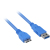 Sharkoon micro USB3.0 USB cable 2 m USB A Micro-USB B Blue