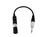 Omnitronic 30225085 Audio-Kabel 0,3 m XLR (3-pin) 6.35mm Schwarz