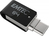 Emtec T260C USB flash drive 64 GB USB Type-A / USB Type-C 3.2 Gen 1 (3.1 Gen 1) Zwart, Roestvrijstaal