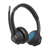 JLab Go Work Headset Bedraad en draadloos Hoofdband Oproepen/muziek USB Type-C Bluetooth Zwart, Blauw