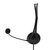 Lindy 20433 słuchawki/zestaw słuchawkowy Przewodowa Kask Biuro/centrum telefoniczne Czarny