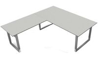 kerkmann Table de conférence Form 5, (L)2.000 mm, gris clair (71401269)