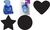 HEYDA Perforatrice à motif "rond", grand, couleur: bleu (57301369)
