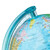 Relaxdays Spardose Globus HxBxT: 16,5 x 14 x 14 cm, politische Weltkarte, englische Beschriftung, Weltkugel, bunt