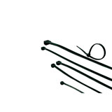 ACT Bridas negras, longitud 150 mm, ancho 3.6 mm