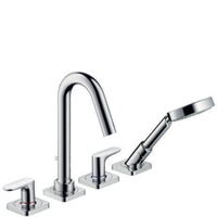 HANSGROHE 34444310 4-Loch Wannenrandarmatur AXOR CITTERIO M DN 15 m Hebelgr. u