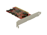 S-ATA PCI Controller Vierkanal + RAID, Delock® [70154]