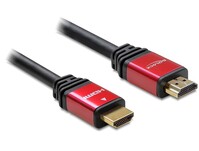 High Speed HDMI® Kabel, Stecker A an Stecker A, vergoldete Stecker mit Ferritkernen, 3m, Delock® [84