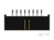 Stiftleiste, 16-polig, RM 2.54 mm, gerade, schwarz, 5103309-3